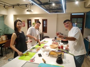 買菜走讀酒家菜-魷魚螺肉蒜 大稻埕私廚 好客台北 cooking class