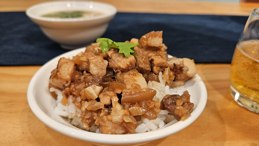 滷肉飯&蒜味肉羹湯 Luroufan & Garlic Pork Thick Soup好客台北 烹飪教室 大稻埕 私廚 BeMyGuest Taipei Cooking Class Dadaocheng