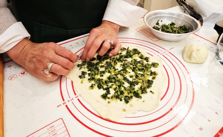 Scallion PancakesーBeMyGuest Taipei Studio for Cooking Classes