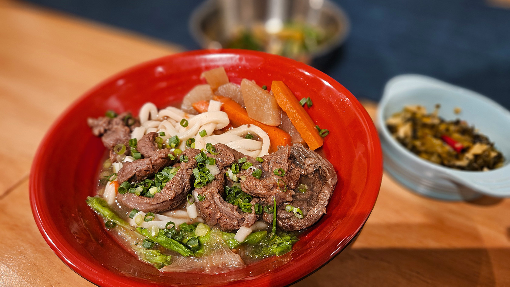 台湾牛肉麺　料理教室