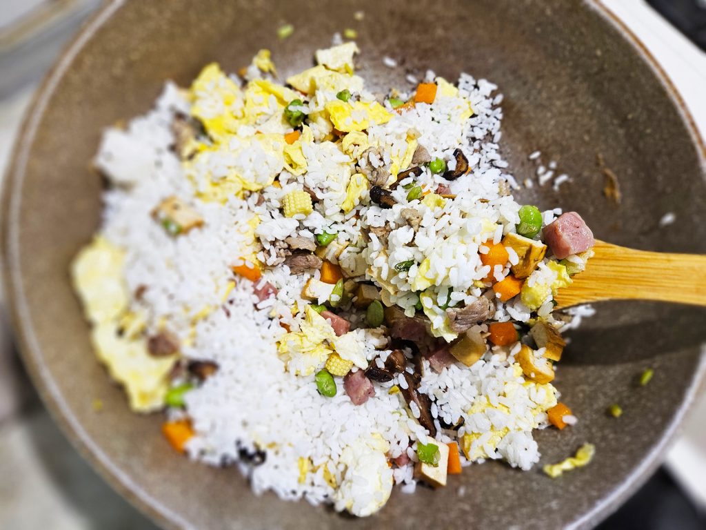 Bountiful stir-fried riceーBeMyGuest Taipei Studio for Cooking Classes